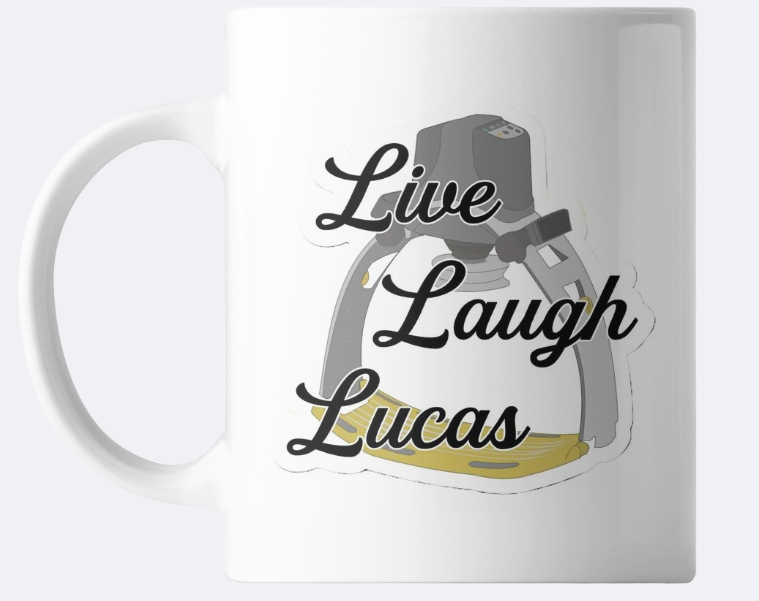 Live, Laugh, Lucas Mug