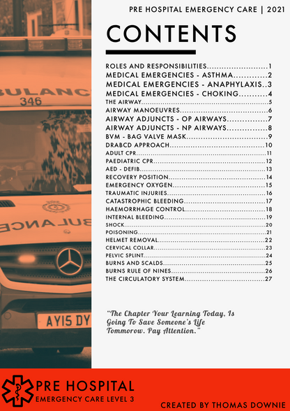 Pre Hospital Emergency Care Level 3 - PDF Download