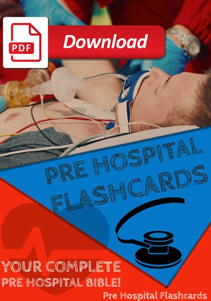 Pre Hospital Flashcard set - PDF Download