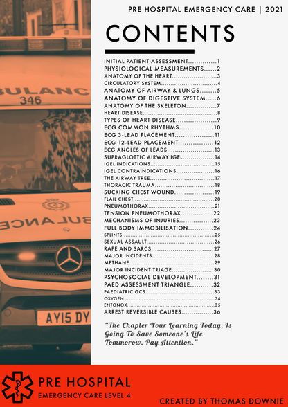 Pre Hospital Emergency Care Level 4 - PDF Download